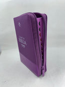 Bíblia para mujer letra grande 11puntos portátil Riena Valera 1960 Jean lila