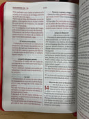 Bíblia letra gigante para mujer Riena Valera 1960 cierre fusia 14 puntos