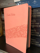 Bíblia reina Valera  1960 para regalos y premios regalos rosado imitacion de piel