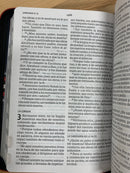 Bíblia de letra grande tamaño manual riena v.1960 con referencias cierre índice 12 puntos