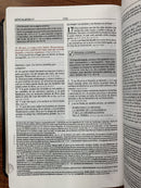 Bíblia de estudio plenitud Reina Valera 1960 piel fabricada con índice negro