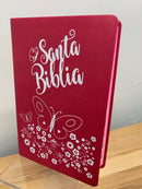 Bíblia para jovencitas Reina Valera 1960 letra grande mariposas con índice