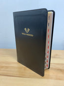 Bíblia del ministro letra grande piel fabricada reina valera 1960 con indice 12 puntos