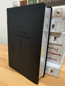 Biblia bilingüe/bilingual bible /Nlt / NTV  semipiel negro