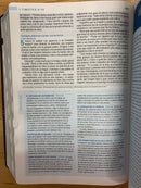 Bíblia estudio swindoll Ntv sentipiel café azul con índice letra 9 puntos