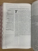 Bíblia de letra gigante Ntv edición clásica sentipiel azul con índice