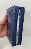 Bíblia letra grande 9 puntos azul paloma reina valera 1960 cierre índice