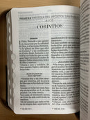 Bíblia letra  grande portatil 11 puntos reina Valera 1960 águila cierre piel imitación índice