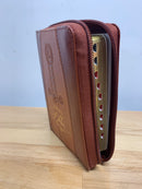 Bíblia tamaño bolsillo reina valera  1960 espada café cierre índice