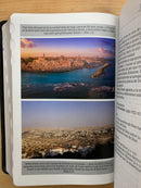 Bíblia de letra grande tamaño manual Reina 1960 lujo con índice imágenes de la tierra santa