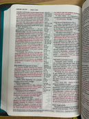 Bíblia de letra  grande Ntv sentipiel turquesa zíper con referencias