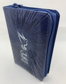 Bíblia letra grande 9 puntos azul paloma reina valera 1960 cierre índice