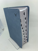 Bíblia de estudio de las americas Nbla dos tonos gris tamaño manual con índice