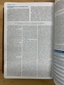 Bíblia de estudio MacArthur Nbla letra grande piel imitación con índice