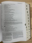 Bíblia de estudio diario vivir letra grande Ntv simipiel café marrón con índice