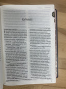 Bíblia de letra gigante Ntv edición clásica sentipiel azul con índice