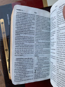 Mini Bíblia tamaño bolsillo reina Valera 1960 con lupa imitación piel