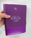 Bíblia para mujer letra grande 11puntos portátil Riena Valera 1960 Jean lila