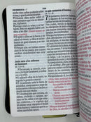 Bíblia letra gigante tamaño manual 14 puntos piel negro reina valera 1960 cierre índice