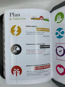 Bíblia letra grande portatil  11 puntos negro gris reina valera 1960 cierre indice