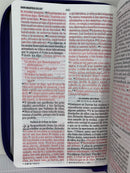 Bíblia para mujer letra grande ultrafina reina valera 1960 cierre lila 12 puntos