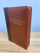Bíblia bilingüe tamaño manual personal riena 1960/kjv cierre índice