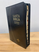 Bíblia de letra grande manual Reina Valera 1960 concordancia 12 puntos con índice cierre