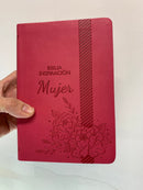 Bíblia inspiración para la mujer letra grande rosa magenta 12 puntos reina valera 1960