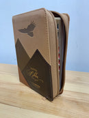 Bíblia letra  grande portatil 11 puntos reina Valera 1960 águila cierre piel imitación índice