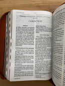 Bíblia letra gigante manual 14 puntos reina 1960 cierre café índice