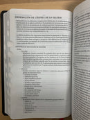 Bíblia del ministro Reina Valera 1960 piel fabricada con índice negro
