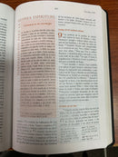 Bíblia para la guerra espiritual piel imitación negro reina Valera 1960