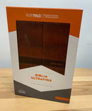 Bíblia ultrafina con referencias Reina Valera 1960 semipiel solapa con indice