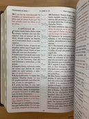 Biblia de letra gigante antigua versión REINA VALERA 1909 piel imitación índice marrón