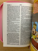 BIBLIA PARA NIÑAS MI GRAND VIAJE REINA VALERA 1960 CIERE ROSADO