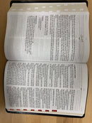 Bíblia letra súper gigante riena Valera 1960 piel imitación con índice negro  16 puntos