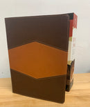 Bíblia de estudio holman rv1960chocolate terracota con índice