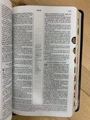 Bíblia de estudio Scofield tamaño manual personal con índice