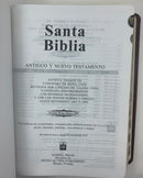 Bíblia letra grande antigua versión reina Valera 1909 café PIEL ESPECIAL  índice manual