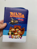 Bíblia para ninos mi grad viaje letra grande tamaño portátil rv1960 cierre multicolor