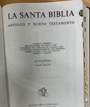 Bíblia antigua version Cipriano de Valera 1602 piel  mahogany con índice