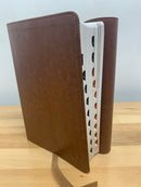 Bíblia de estudio tras las huellas del mesías reina Valera 1960 marrón con índice