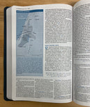 Bíblia MACARTHUR  de lujo  Nbla piel genuina de búfalo letra grande 11 puntos