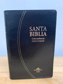 Bíblia de letra grande manual Reina Valera 1960 concordancia 12 puntos con índice cierre