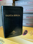 Mini Bíblia tamaño bolsillo reina Valera 1960 con lupa imitación piel