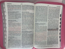 Bíblia de promesas letra grande rosa 13 puntos Reina Valera 1960 fucia cierre indice