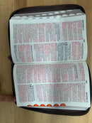 Bíblia de letra grande tamaño manual rv1960 clásica cierre índice 12 puntos