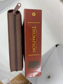 Bíblia de estudio tompson Reina Valera revisada cierre índice café