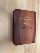 Bíblia tamaño bolsillo reina valera  1960 espada café cierre índice