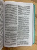 Bíblia Nvi para regalos y premios turquesas simipiel